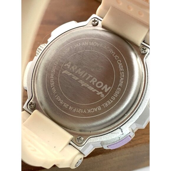 Armitron Women's Watch 25/6451 Quartz Analog Digital Pink Purple Dial Re… - Picture 6 of 14